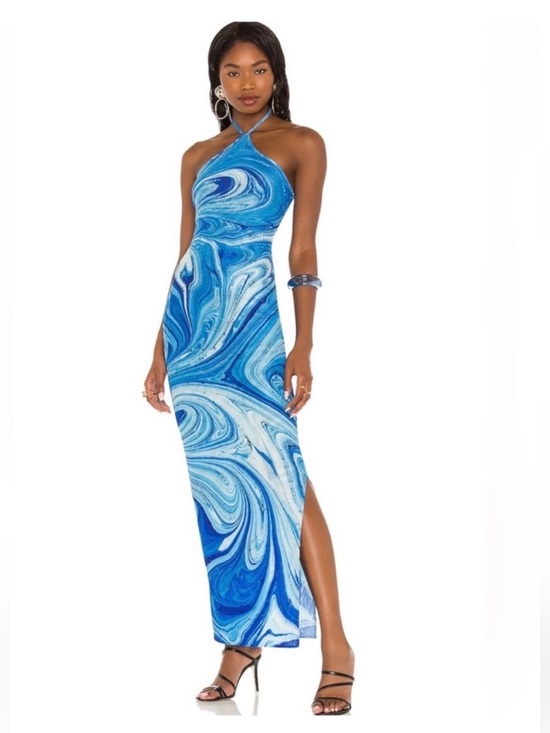 Farai London X REVOLVE Dresses & Skirts - NWT Farai London X REVOLVE Saira Dress Blue Marble Size Large Resort Beach Party